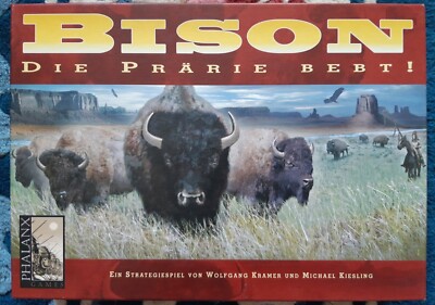  Spiel Bison Die Prärie bebt! von Phalanx *** Top Zustand *** 100% Komplett 