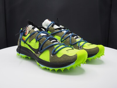 OFF-White x Nike Zoom Terra Kiger 5 Green CD8179-300 Men's size 11.5 US