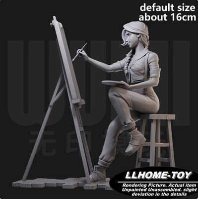 Game Character Leah draw pictures Resin 3D Print GK Figure DIY Model