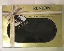 Revlon Neat Touch manicure Set 7580-05 with emeryl nail file buffer is dried