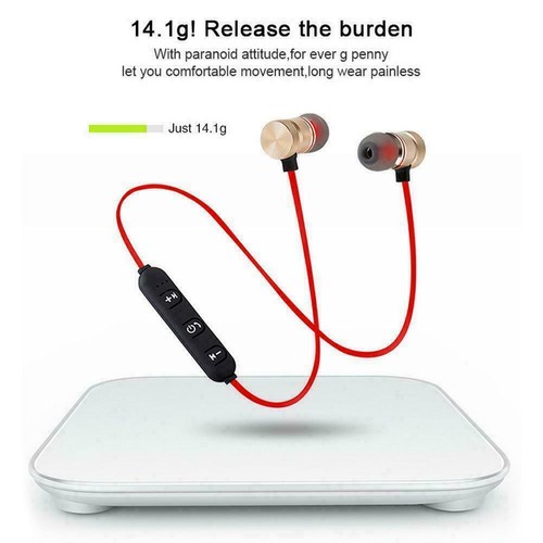 Magnetic Headphones In-Ear Bluetooth Stereo Earphones Headsets W G1M5 - Picture 11 of 14