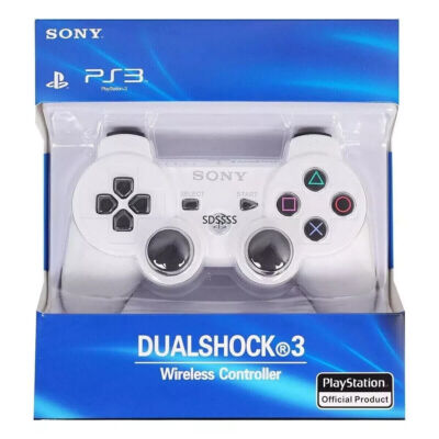Wireless Bluetooth Video Game Controller Pad For Sony PS3 Playstation 3 White