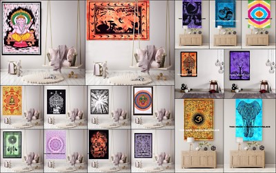Indian Tapestry Wall Hanging Mandala Hippie Gypsy Beach Throw Bohemian ...