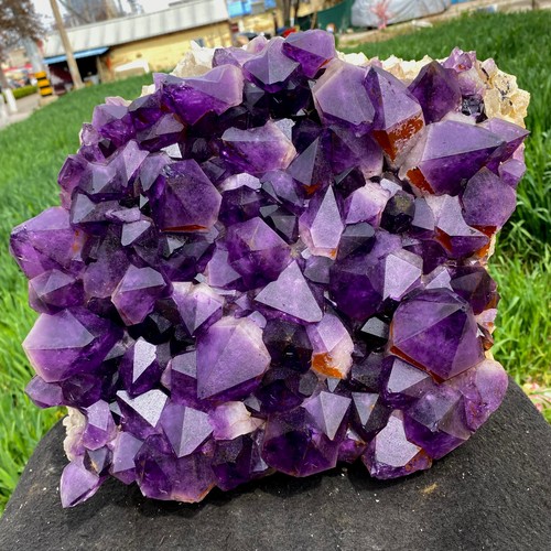 30LB Natural amethyst Cluster Quartz Crystal backbone mineral Specimen Healing - 第 10/11 張圖片