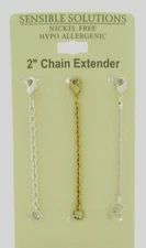 CHAIN EXTENDER 2", SET OF 3, SENSIBLE SOLUTIONS NICKEL FREE 
