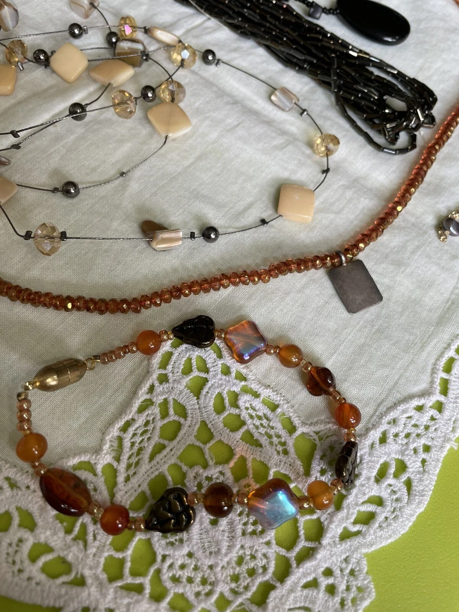 Crafting Create Repurpose Seed Bead Necklace BEA2-3