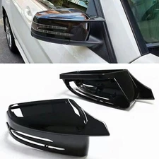 Side Door Rearview Mirror Glossy Replace Cover For Mercedes Benz W212 W204