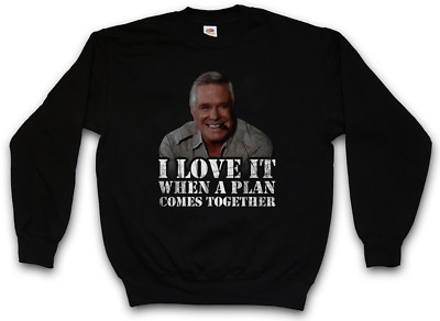 HANNIBAL SWEATSHIRT A Bus Van Car Cigar Team B.A. Mad John Smith Amy Murdock