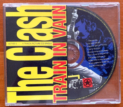 The Clash - Train In Vain - CD - Picture Disc - 4 Tracks wie NEU - KOSTENLOSER VERSAND