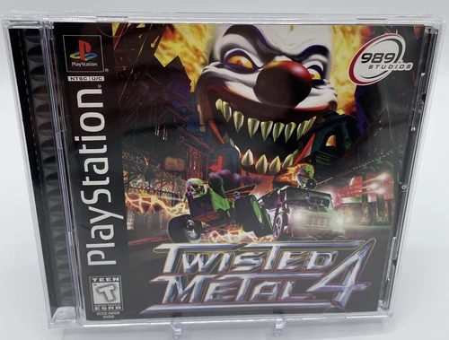 Twisted Metal 4 PS1 PlayStation 1 Complete CIB Black Label