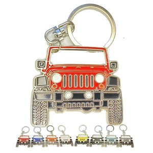Chrome Metal tag Enamel Replica. White Wrangler Key Chain for car Accessories Chrome Metal tag Enamel Replica. White Wrangler Key Chain for car Accessories