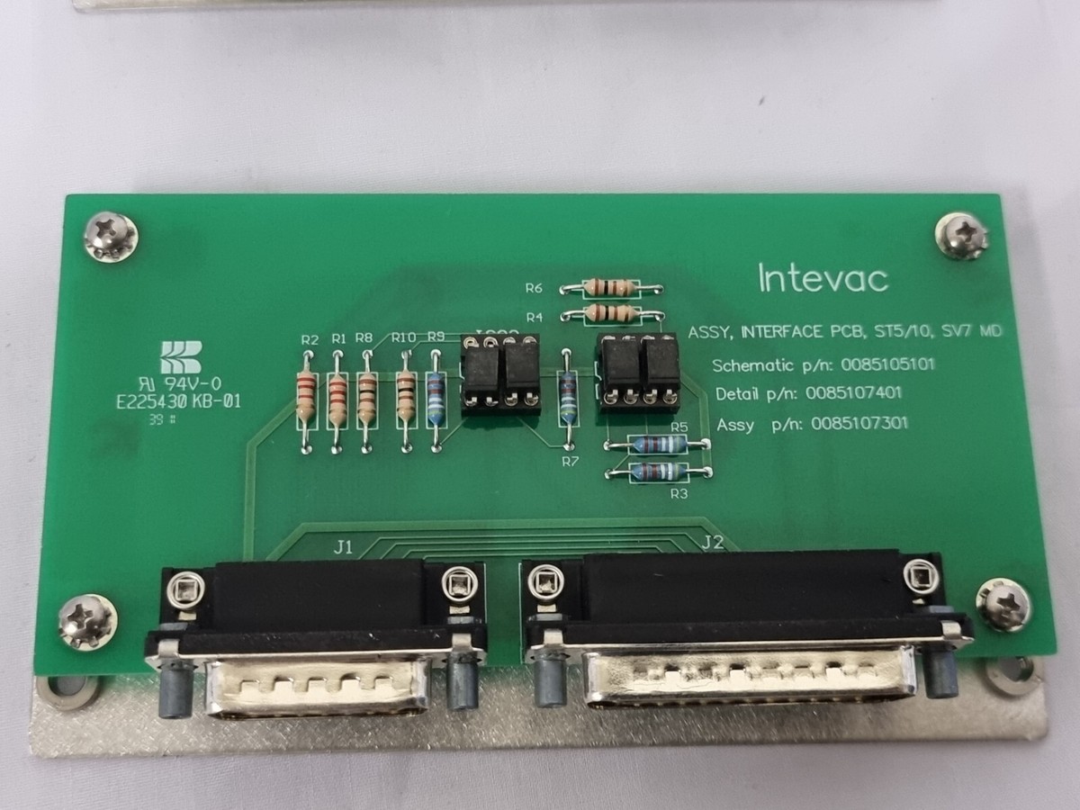 2pc Intevac E225430-KB-01 ST5/10, SV7 MD Assy Interface PCB 2pc Intevac E225430-KB-01 ST5/10, SV7 MD Assy Interface PCB