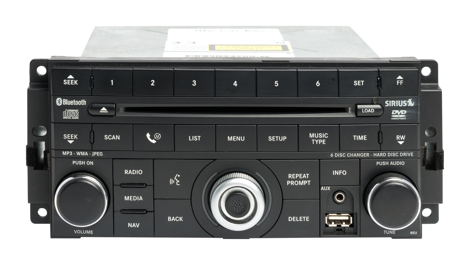 AM FM XM MP3 Aux Bluetooth Navi 