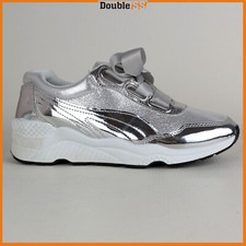 Scarpe da Donna Sportive Sneakers Ginnastica 36 Eleganti per Cerimonia Argento