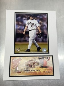 2004 All Star Game Roger Clemens Photo Cover Memento Astros Minute Maid Park