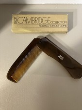 Vintage Avon 1982 Cambridge Collection - Tortoise Folding Comb