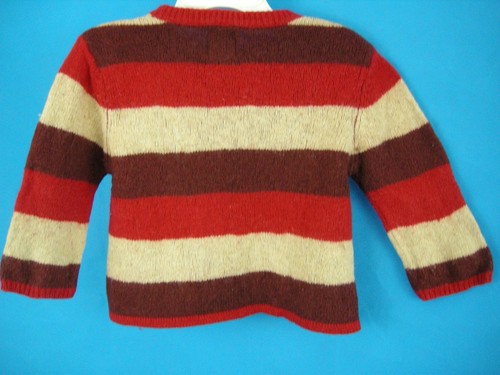 Suéter Rayas Gap Bebé Lana Algodón Verde Rojo 1 Ombre 12-18 Mos Conjunto Paquete - Imagen 5 de 11