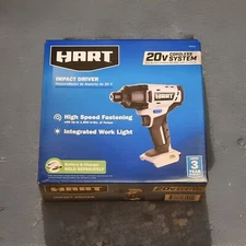 Hart HPID02 20-Volt Cordless Impact Driver (Tool Only) New !!!