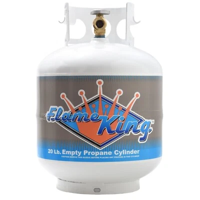 FLAMEKING NEW 20 LB Pound Steel Propane Tank Refillable Cylinder with OPD Valve
