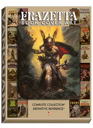 Frazetta Book Cover Art: Definitive Reference (Deluxe edition w/Slipcover) - Picture 2 of 3