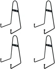 8 Inch Large Black Metal Wall Mount Display Easel Plate Hanger Vertical Plate St