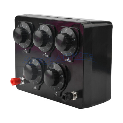 0-9999.9 Ohm Variable Resistance Box Decade Resistor For Physical Resistance