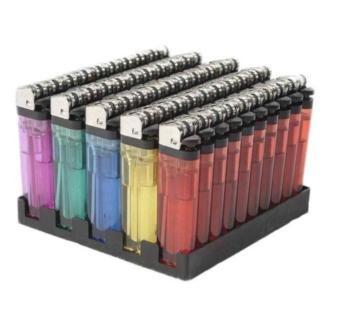 Pack of 50 Wholesale Lot Classic Disposable Cigarette Lighter ONLY 50 CENT EACH
