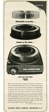 1965 KODAK Carousel 600 Slide Projector Vintage Print Ad