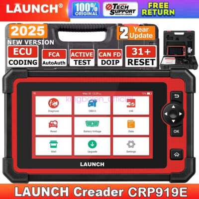 2026 LAUNCH X431 CRP919E Bidirectional Scanner Full System Diagnostic Coding