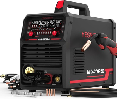 #ad #ad MIG 250PRO 250A 6 in 1 Welder 110V 220V Digital Display Spool Gun Compatible $499.99