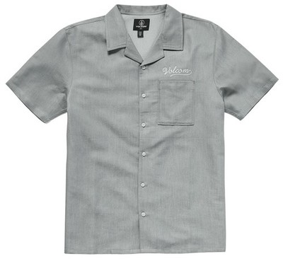 Volcom Otis Stone Men's Short Sleeve Button Down Shirt - Tradewinds - New