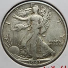 1941 S Walking Liberty Half Dollar Condition, 90% Silver Nice Coin! WL-4128s