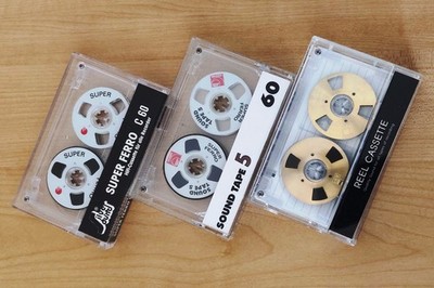3er Set Spulenkassetten Silver Sound, Sound Tape 5 & Z&P Reel-to-Reel Cassettes