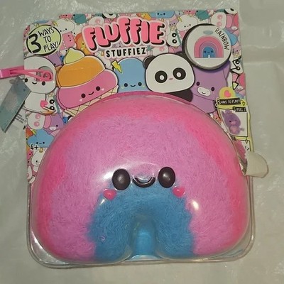 Fluffie Stuffiez Rainbow Plush New