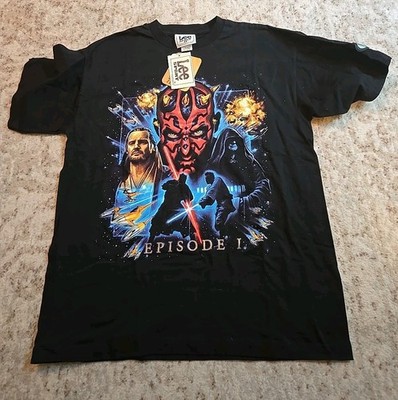 1998 Star Wars Darth Maul Episode 1 T-Shirt Mens Large L  Vintage NOS W/TAGS 