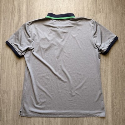 G/fore Embossed Logo Rib Collar Quarter Zip Tech Pique Polo Men's