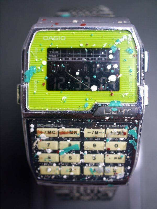福袋 公式 Casio online sale for Dbc-1500 - Watch Silver Men Telememo データバンク