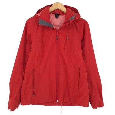 Schöffel Venturi Wasserdichte Damen Regenjacke Rot Mit Kapuze Wetterjacke S