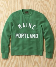 Todd Snyder x L. L. Bean Green Maine Sweatshirt M