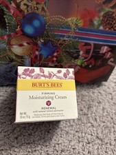 New Burt's Bees Renewal Firming Moisturizing Cream 1.8 oz.