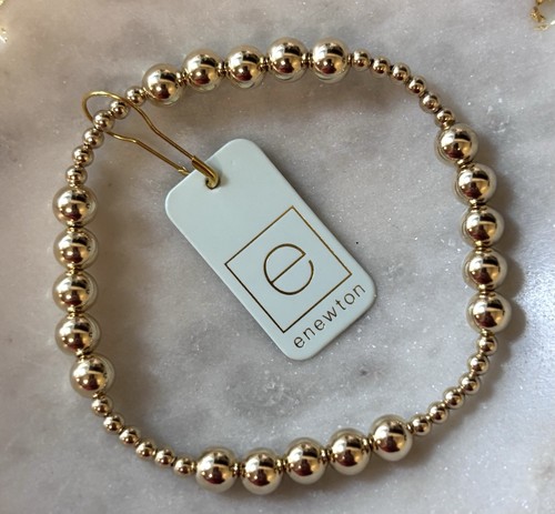 Enewton Classic Gold Blissful Bracelet With 6mm Beads In Standard Size