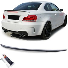 Sport Heckspoiler Schwarz Glanz mit ABE passt f�r BMW E82 Coupe Facelift 07-13