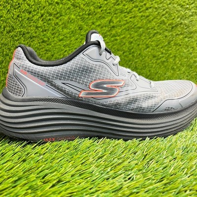Skechers Max Cushioning Endeavour Mens Size 8 Gray Black Running Shoes Sneakers