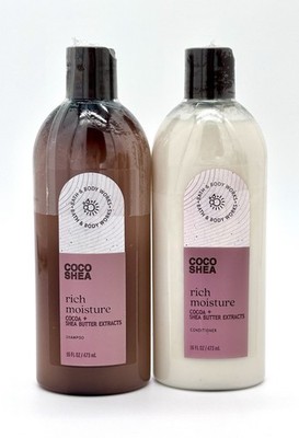 Bath & Body Works COCO SHEA RICH MOISTURE Shampoo Conditioner Set New