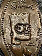 The Simpsons Bart Simpson Zc Elongated Penny #121865