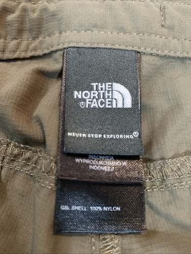 Women’s shorts THE NORTH FACE size 14 brown nylon hiking bermuda - Picture 2 of 6
