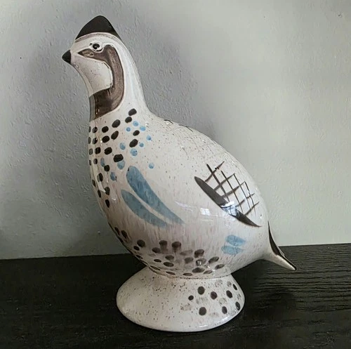 Red Wing Bob White Pottery Quail Hors D'Oeuvre Appetizer Serving Piece Excellent