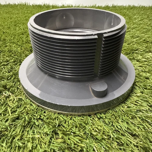 JSC SCH 80 6" Brass Cover With 4" Adjustable Cleanout  3” Plug MPT Male Threaded - Picture 4 of 13