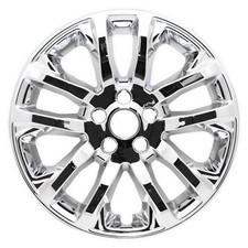 Chrome Wheel Skins Rim Covers 4pcs Hub Caps 17 Fits Jeep Cherokee 2019-2021 Chrome Wheel Skins Rim Covers 4pcs Hub Caps 17 Fits Jeep Cherokee 2019-2021