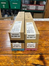 Sharp MX-36NT Toner Cartridge Set Yellow Magenta Cyan Black New OEM
